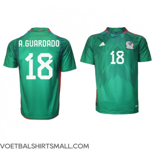 Mexico Andres Guardado #18 Voetbalkleding Thuisshirt WK 2022 Korte Mouwen